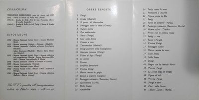 Invitation to Theodoros Markellos exhibition, 1963 — Theodoros Markellos