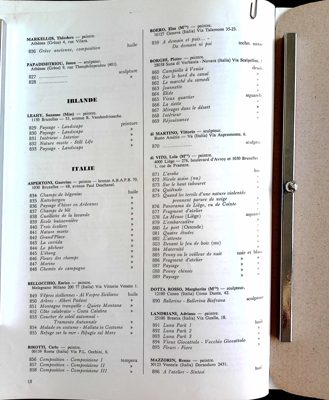 Exhibition catalog featuring Theodore Markellos, 1971 — Theodoros Markellos