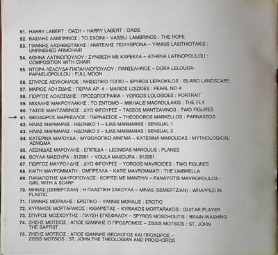 1984 Art Catalog: Theodoros Markellos - Parnassos — Theodoros Markellos