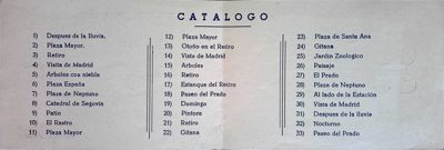 Catalog of Theodoros Markellos works: Landscapes and scenes from Madrid — Theodoros Markellos