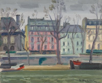 Paris, Houses on the Seine — Theodoros Markellos