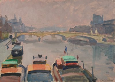 Riverbank in Sykouana, Pink Harmony — Theodoros Markellos