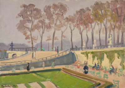 Paris Park with Fountains near the Museum — Theodoros Markellos