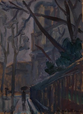 Παρισι η Νοτρ Νταμ με βροχη — Theodoros Markellos