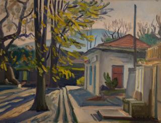 Zagora, In the Square, Toward the Mountains, Afternoon — Theodoros Markellos