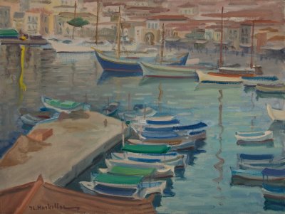 Hydra, Harbor View from Above — Theodoros Markellos