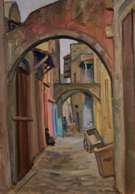 Rhodes, Street with Arches — Theodoros Markellos