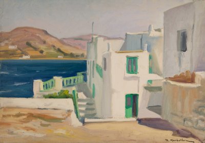 Paros, Houses, Sea Beyond — Theodoros Markellos