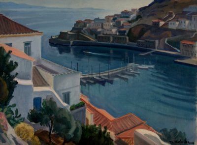 Hydra, General View, Harbor Entrance — Theodoros Markellos