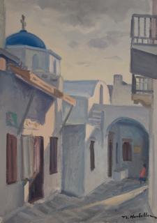 Paros, Road, Arch, Church — Theodoros Markellos