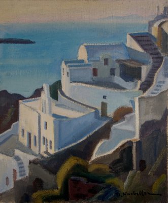 Σαντορινι,Ις τα τελευτεα σπιτια,θαλασσα — Theodoros Markellos