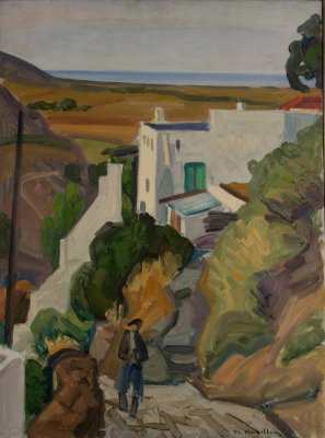 Σκυρος,σπιτι,προς τα κατο,μια φιγουρα — Theodoros Markellos