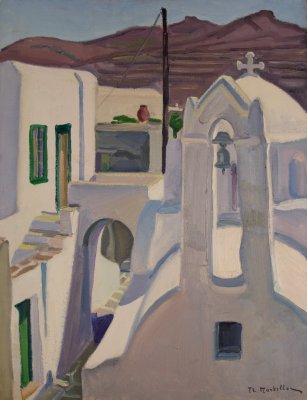Ιος καμπαναριο εκκλησιας,σπιτια — Theodoros Markellos