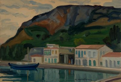 卡拉沃斯港口日落 — Theodoros Markellos