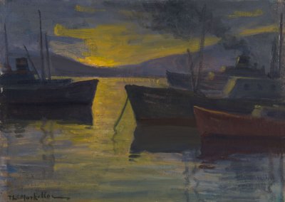 Sunset at the Harbor — Theodoros Markellos