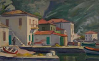 Τρικερι σπιτια στο λιμανι,χωρις ουρανο — Theodoros Markellos