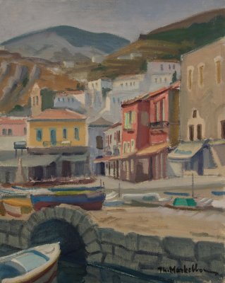 Υδρα,αποψη,προτο πλανο γεφιρακι — Theodoros Markellos