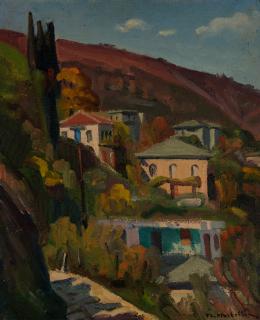 Ζαγορα αποψη,κυπαρισια,εντονα χρωματα — Theodoros Markellos
