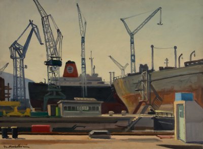 Ναυπιγεια Σκαραμαγγα χωρις θαλασσα — Theodoros Markellos