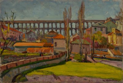 Segovia Landscape with Aqueduct Background — Theodoros Markellos