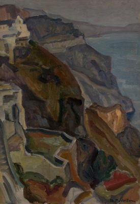 Santorini with Agios Minas — Theodoros Markellos