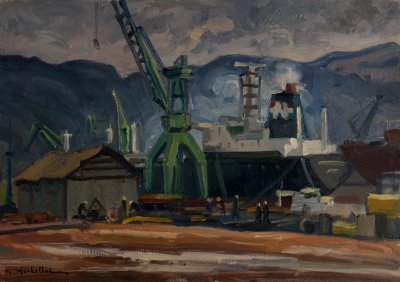 Ναυπυγειο Σκαραμαγγα,με αερα,χωρις θαλασσα — Theodoros Markellos