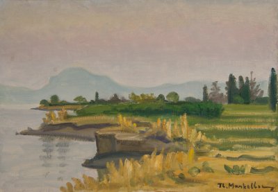 科林斯风景：远眺阿克罗科林斯与海 — Theodoros Markellos