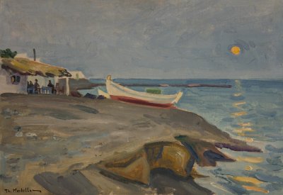 Σκυρος,καμενεδακι,σουρουπο,φεγγαρι — Theodoros Markellos