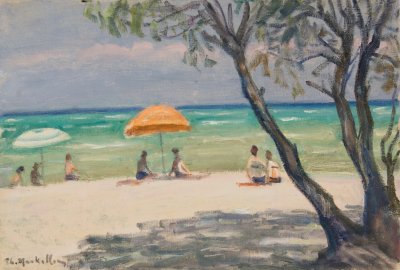 Beach with Parasol — Theodoros Markellos