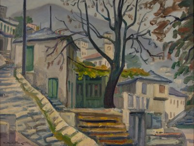Μακρινιτσα αποψη με βροχη απο το σπιτι μου — Theodoros Markellos