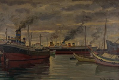 比雷埃夫斯雨后旧港 — Theodoros Markellos
