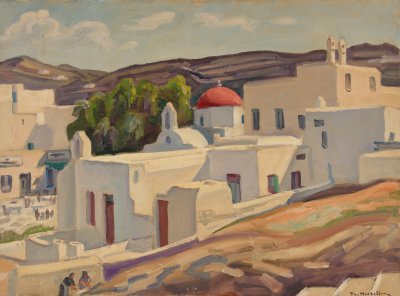 米科诺斯：屋、教堂、洗衣妇 — Theodoros Markellos
