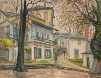 Ζαγορα Η πλατια με βροχη — Theodoros Markellos