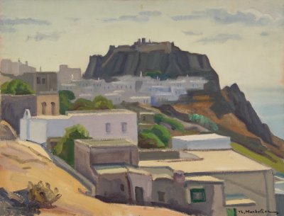 Κυθιρα,σπιτια με φοντο το καστρο — Theodoros Markellos