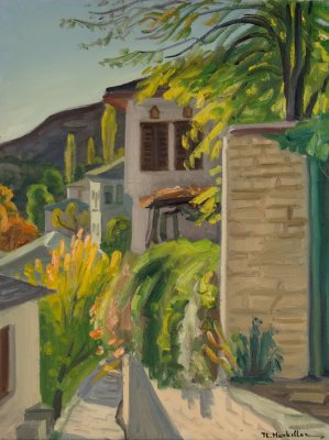 Μακρινιτσα δρομος με πολλα κιτρινα — Theodoros Markellos