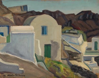 Σαντορινη σπιτια στην Θυρεσια — Theodoros Markellos
