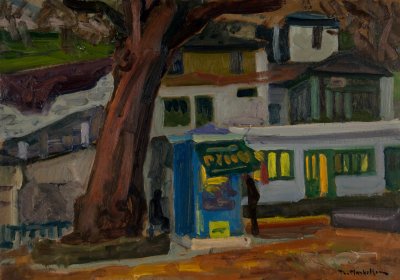 Μακρινιτσα,το περιπτερο με ηλεκτρικα φωτ — Theodoros Markellos