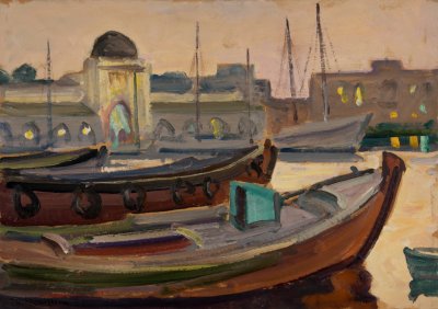 Sunset in Rhodes Harbor — Theodoros Markellos