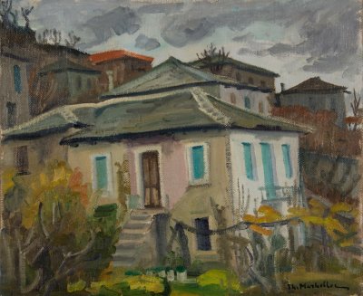 Zagora, Houses, Cloudy Sky — Theodoros Markellos