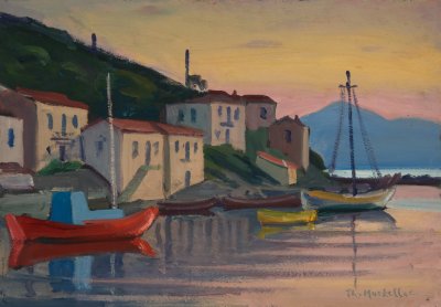 Τρικερι στο λυμανι,σουρουπο — Theodoros Markellos