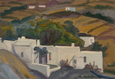 Σκυρος τοπιο με σπιτια — Theodoros Markellos