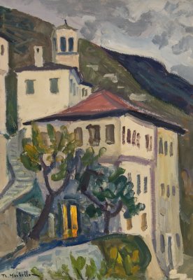 Μακρινιτσα σπιτια προς τα πανο — Theodoros Markellos