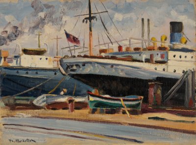 Piraeus, Ships (No Sea Visible) — Theodoros Markellos
