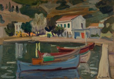 Alonissos Harbor, Evening — Theodoros Markellos