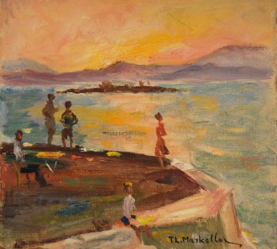 Δυση στα Καμινια Υδρας ανθρωπος — Theodoros Markellos