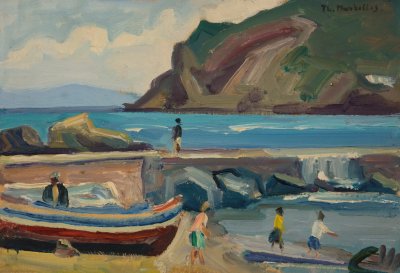 Skopelos Boats at the Pier – Figures — Theodoros Markellos