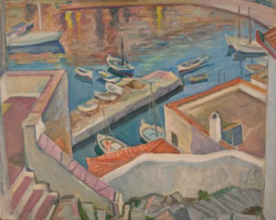 Υδρα απο την πορτα της σχολης προς τα κατω — Theodoros Markellos