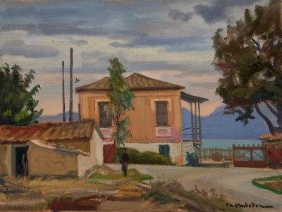 内兰察工匠街老妇与海 — Theodoros Markellos