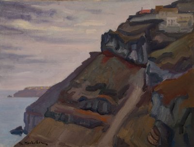 Σαντορινη,ο γκρεμος φοντο Ια,σουρουπο — Theodoros Markellos
