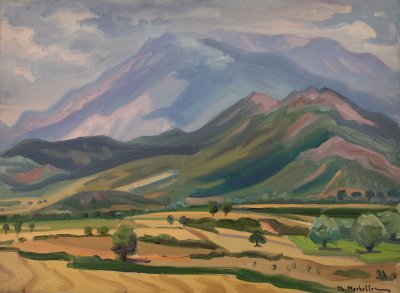 Greece — Oil painting, Canvas, 54.00×73.00cm — Theodoros Markellos